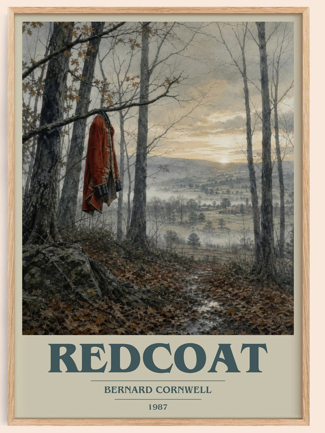 Redcoat Book Cover Poster by Bernard Cornwell