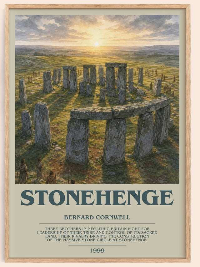 Stonehenge Bookish Wall Art by Bernard Cornwell