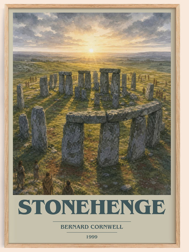 Stonehenge Book Cover Poster by Bernard Cornwell