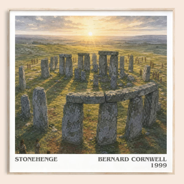 Stonehenge Literary Art Print by Bernard Cornwell