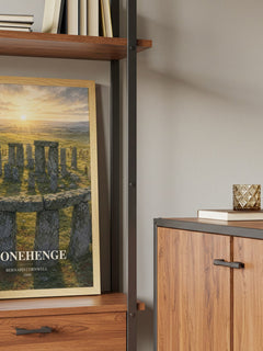 Stonehenge book watercolour illustration paper finish options – matte satin gloss