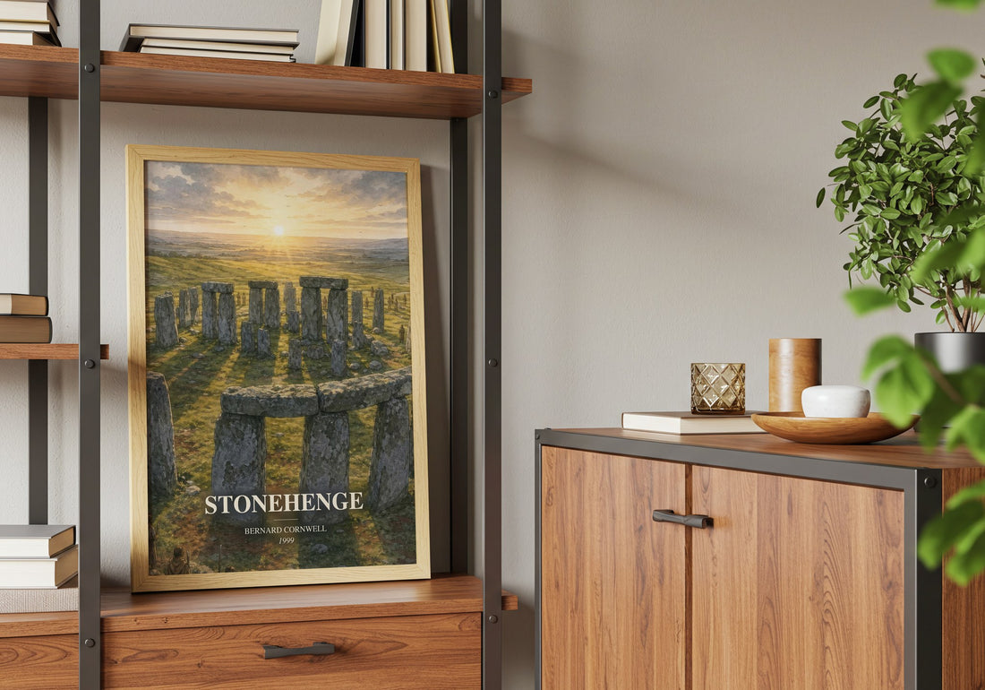 Stonehenge book watercolour illustration paper finish options – matte satin gloss