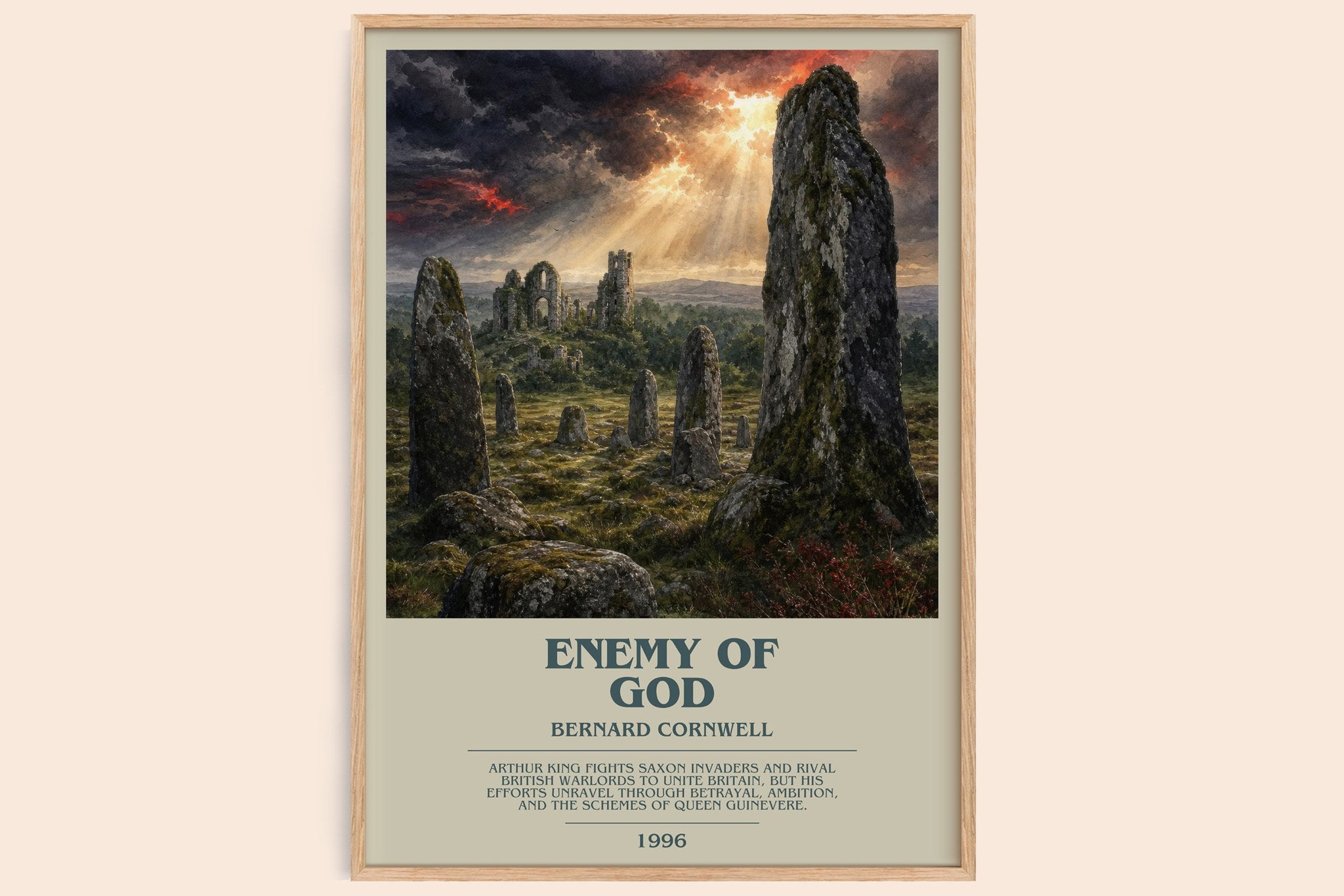 Enemy of God Bookish Wall Art by Bernard Cornwell