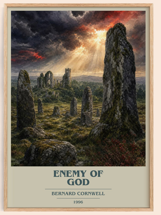 Enemy of God Book Cover Poster by Bernard Cornwell