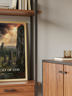 Enemy of God book watercolour illustration paper finish options – matte satin gloss