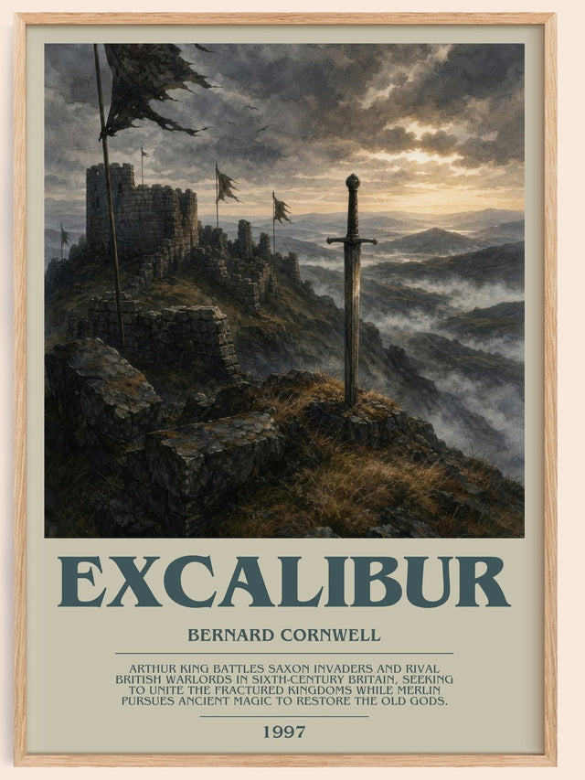 Excalibur Bookish Wall Art by Bernard Cornwell