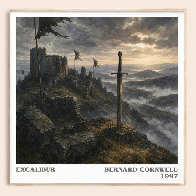 Excalibur Literary Art Print by Bernard Cornwell