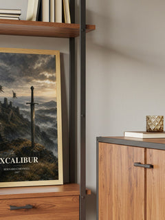 Excalibur book watercolour illustration paper finish options – matte satin gloss