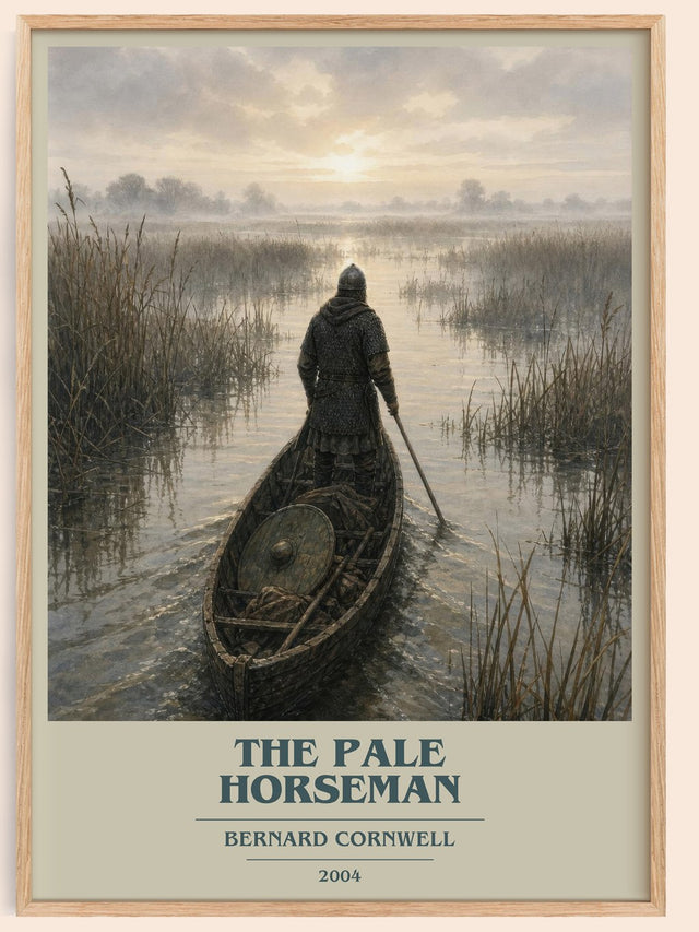 The Pale Horseman Book Cover Poster by Bernard Cornwell