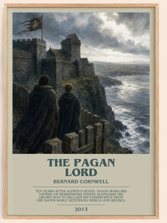 The Pagan Lord Bookish Wall Art by Bernard Cornwell – framed poster