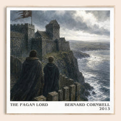 The Pagan Lord Literary Art Print by Bernard Cornwell – square framed poster