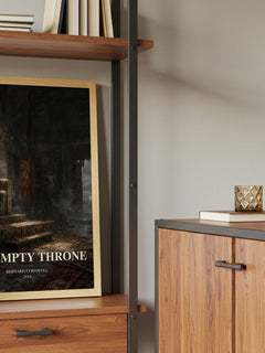 The Empty Throne book watercolour illustration paper finish options – matte satin gloss