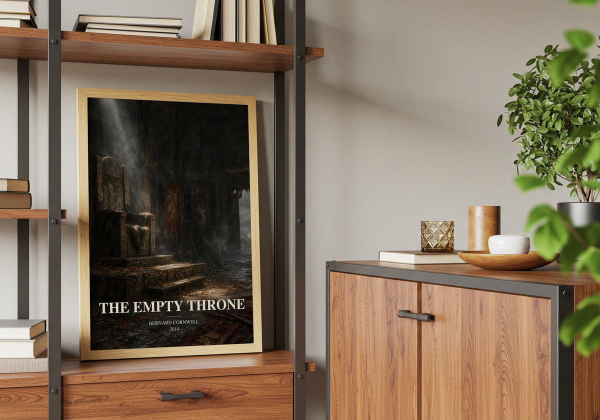 The Empty Throne book watercolour illustration paper finish options – matte satin gloss