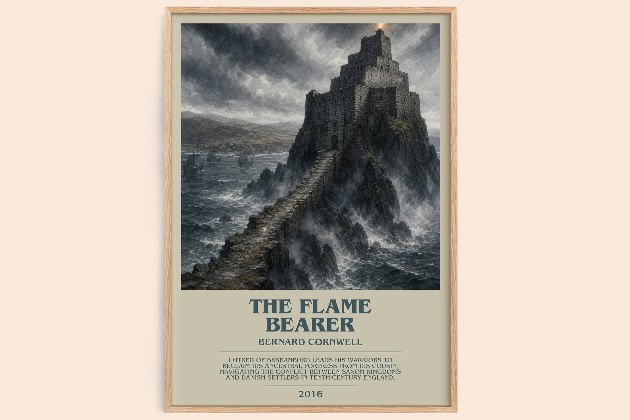 The Flame Bearer Bookish Wall Art by Bernard Cornwell