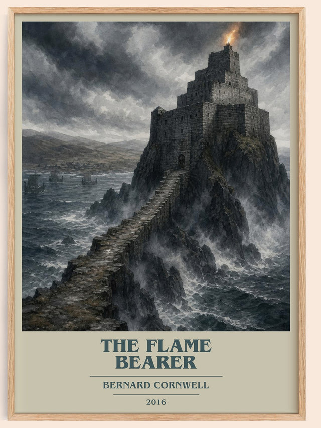 The Flame Bearer Book Cover Poster by Bernard Cornwell
