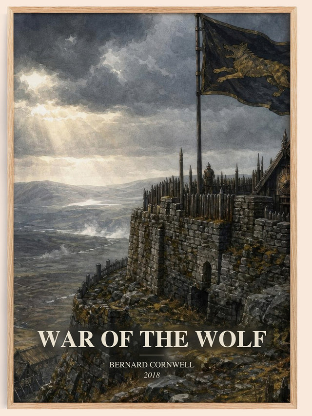 War of the Wolf Book Watercolour Illustration by Bernard Cornwell