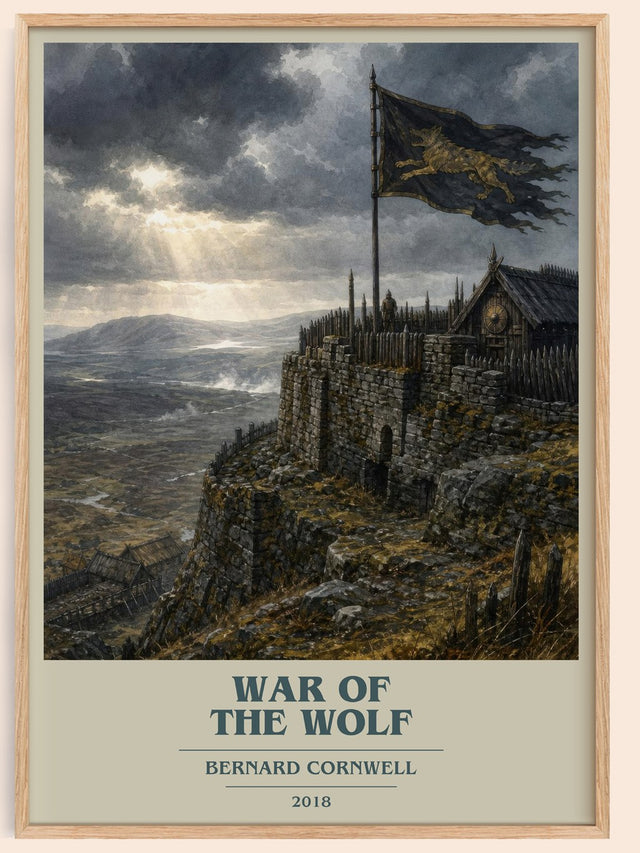 War of the Wolf Book Cover Poster by Bernard Cornwell