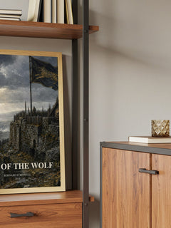 War of the Wolf book watercolour illustration paper finish options – matte satin gloss