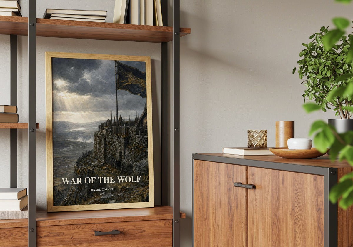 War of the Wolf book watercolour illustration paper finish options – matte satin gloss