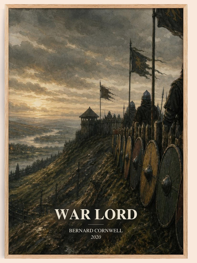War Lord Book Watercolour Illustration by Bernard Cornwell