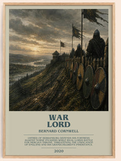 War Lord Bookish Wall Art by Bernard Cornwell – framed poster