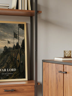 War Lord book watercolour illustration paper finish options – matte satin gloss