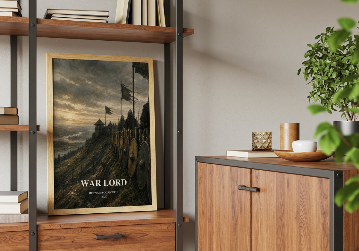War Lord book watercolour illustration paper finish options – matte satin gloss