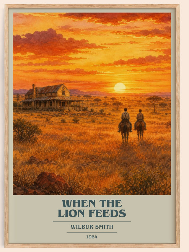 When the Lion Feeds Book Cover Poster by Wilbur Smith