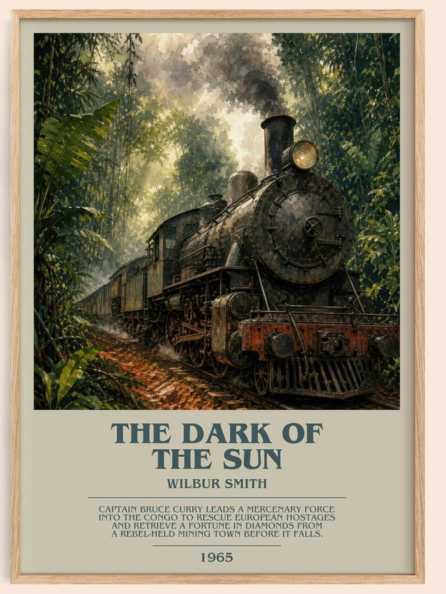 The Dark of the Sun Bookish Wall Art by Wilbur Smith