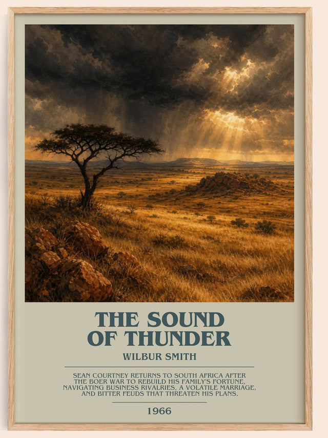 The Sound of Thunder Bookish Wall Art by Wilbur Smith