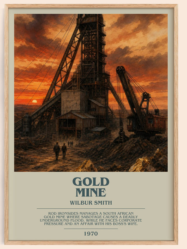 Gold Mine Bookish Wall Art by Wilbur Smith