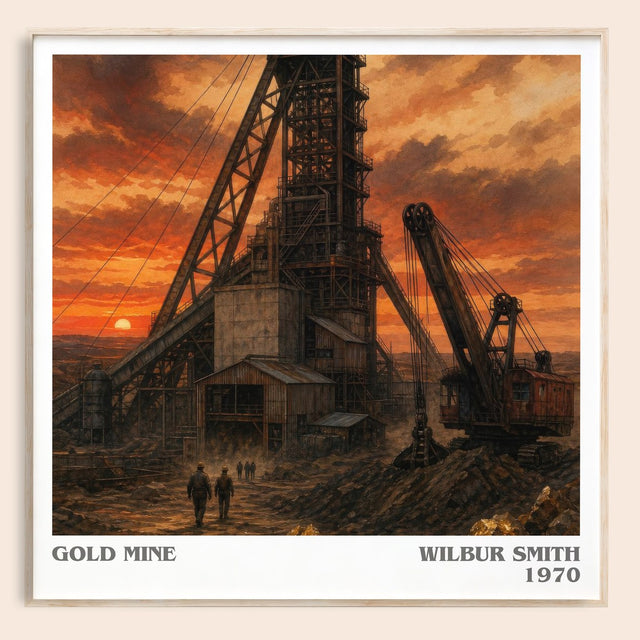 Gold Mine Literary Art Print by Wilbur Smith