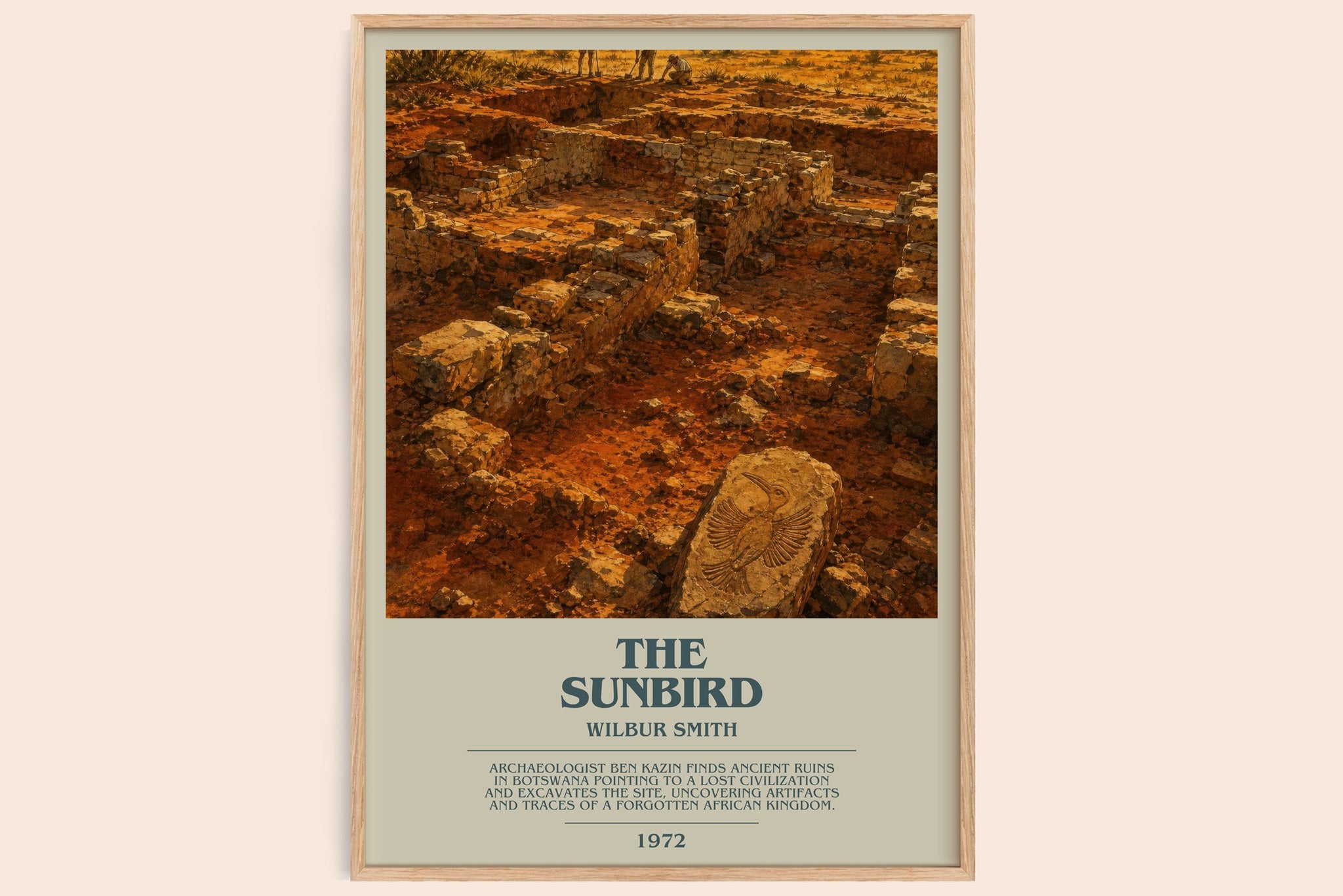 The Sunbird Bookish Wall Art by Wilbur Smith
