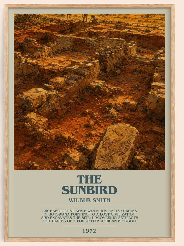 The Sunbird Bookish Wall Art by Wilbur Smith