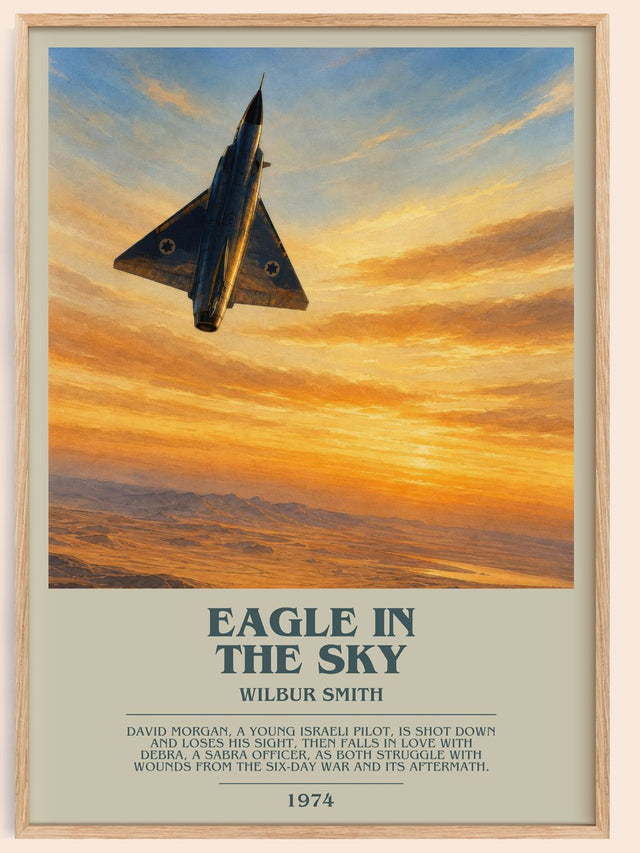 Eagle in the Sky Bookish Wall Art by Wilbur Smith