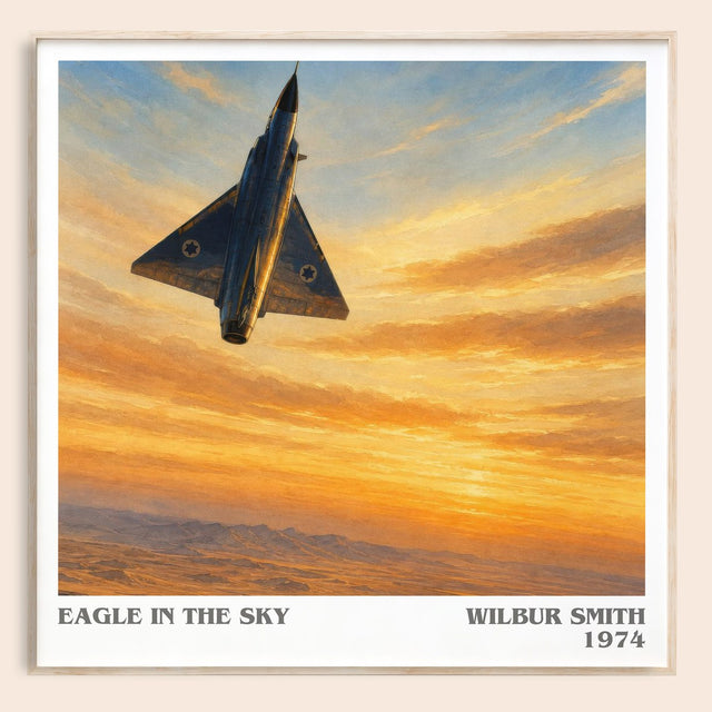 Eagle in the Sky Literary Art Print by Wilbur Smith