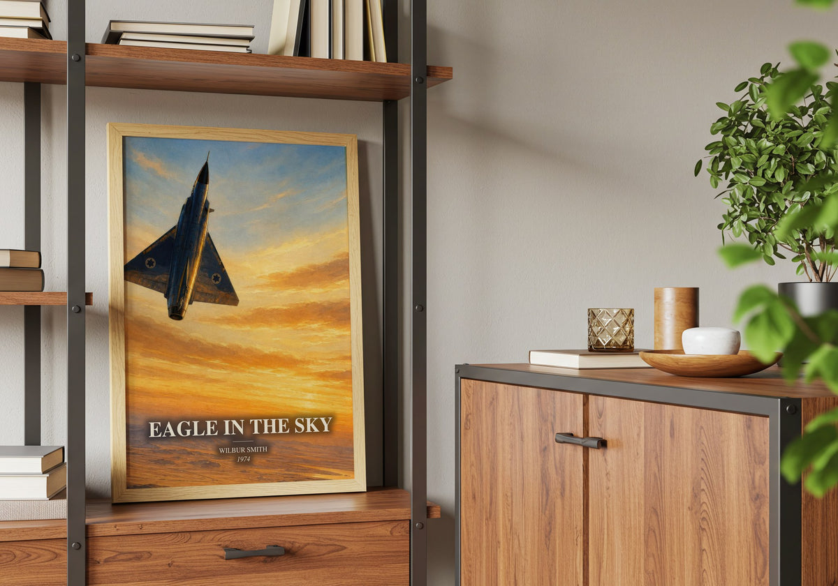 Eagle in the Sky book watercolour illustration paper finish options – matte satin gloss