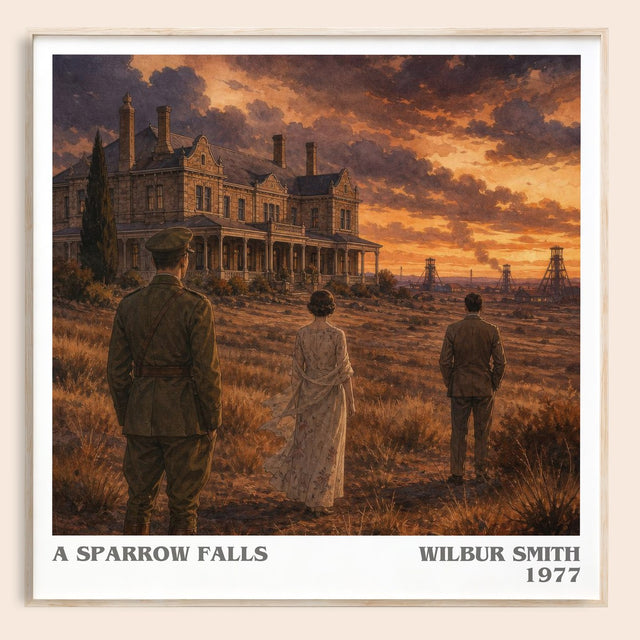 A Sparrow Falls Literary Art Print by Wilbur Smith