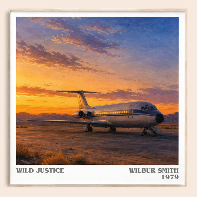 Wild Justice Literary Art Print by Wilbur Smith