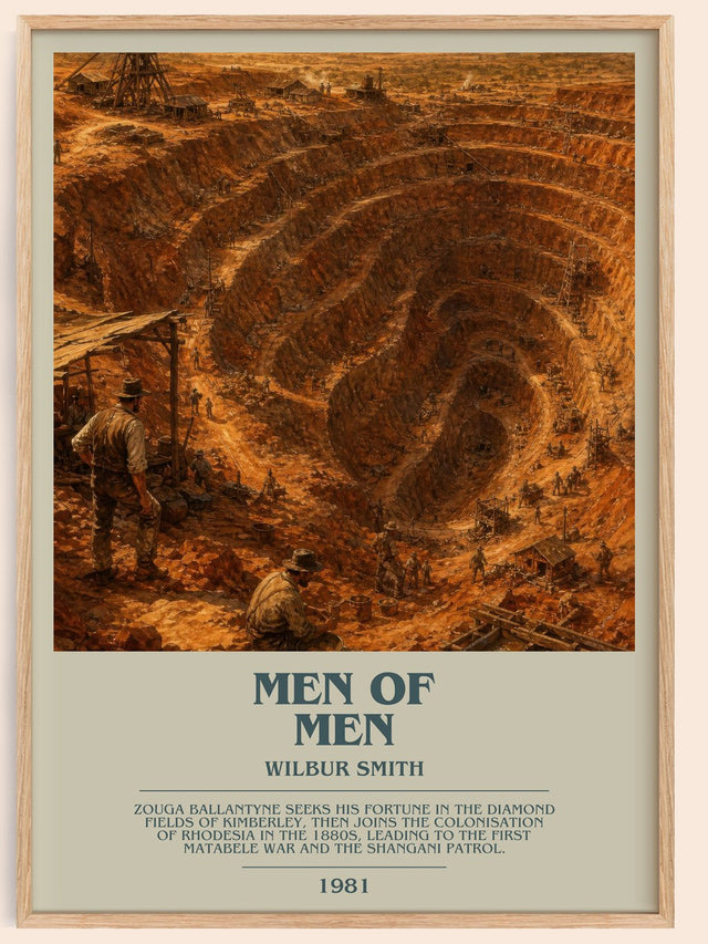 Men of Men Bookish Wall Art by Wilbur Smith