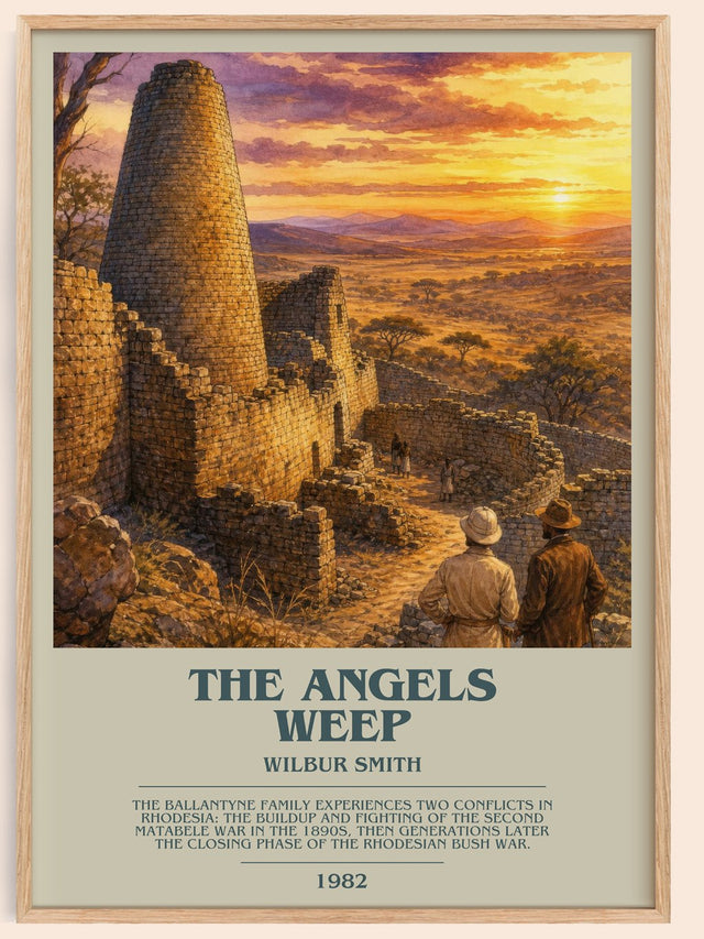 The Angels Weep Bookish Wall Art by Wilbur Smith