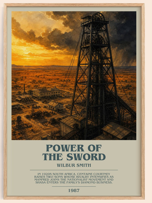 Power of the Sword Bookish Wall Art by Wilbur Smith