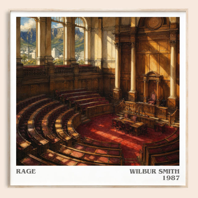 Rage Literary Art Print by Wilbur Smith
