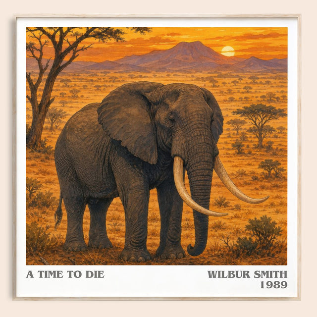 A Time to Die Literary Art Print by Wilbur Smith