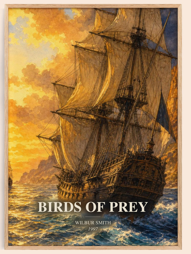 Birds of Prey Book Watercolour Illustration by Wilbur Smith