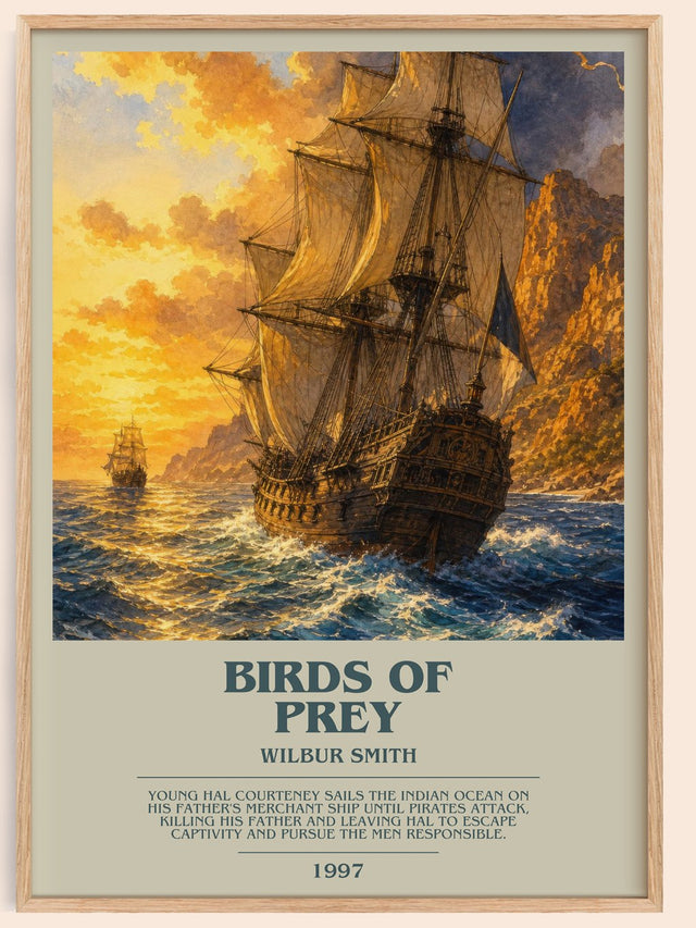Birds of Prey Bookish Wall Art by Wilbur Smith