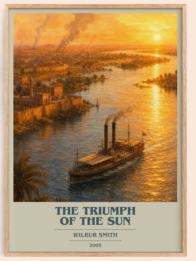 The Triumph of the Sun Book Cover Poster by Wilbur Smith