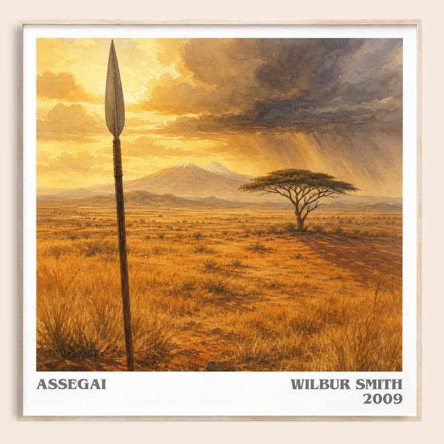 Assegai Literary Art Print by Wilbur Smith