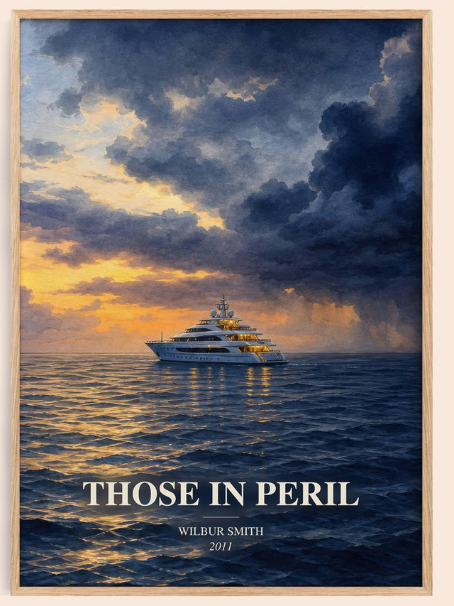 Those in Peril Book Watercolour Illustration by Wilbur Smith