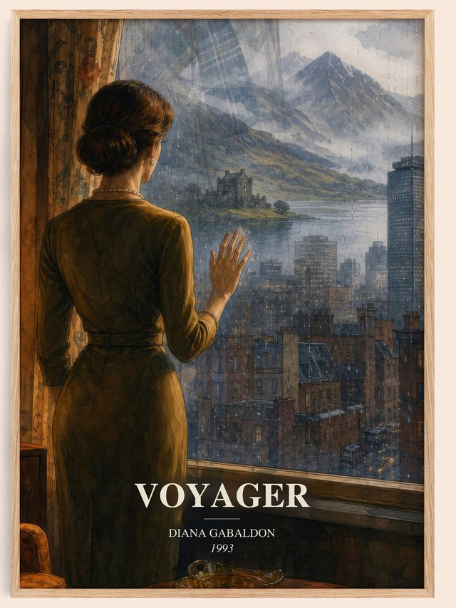 Voyager Book Watercolour Illustration by Diana Gabaldon